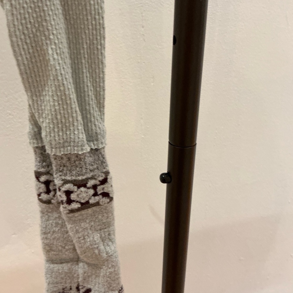 Free People Cream and Brown Knit top
